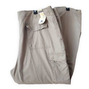 NWT Denver Haynes Authentic Chinos Cargo Pants Men's 48 Khaki Trousers